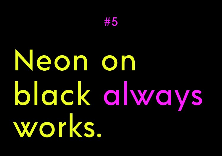 неоновый шрифт
