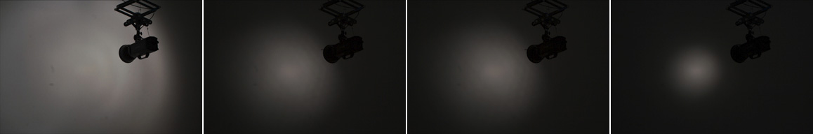 Световое пятно от сот